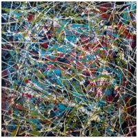 Acrylic on Canvas entitled Tangle